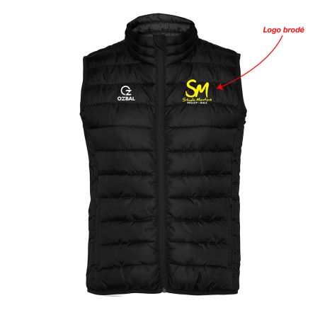 GILET DOUDOUNE BRODÉ Femme - R5093 - STADE MONTOIS VOLLEY