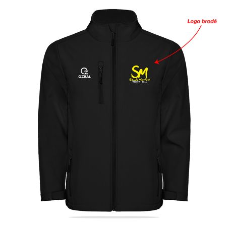 VESTE SOFTSHELL BRODÉE Homme / Enfant - R6436H/E - STADE MONTOIS VOLLEY