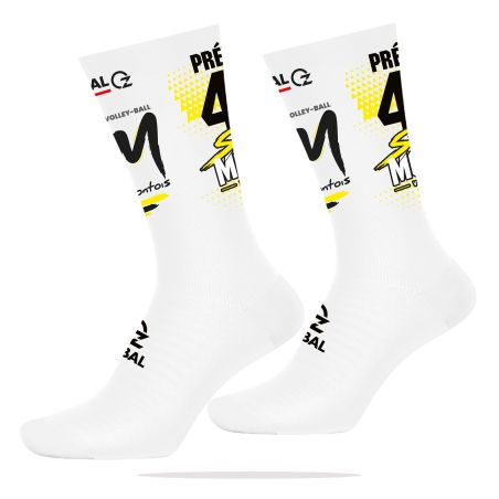 CHAUSSETTES MI-HAUTES CUSTOM Sublimées - HYOZ-800H - STADE MONTOIS VOLLEY