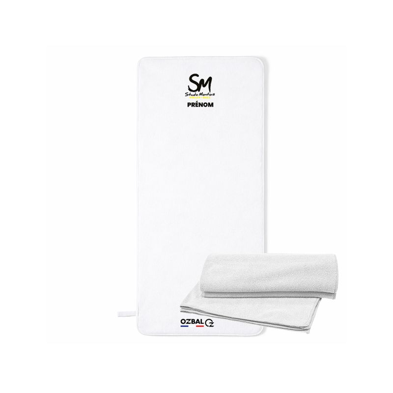 SERVIETTE SPORT EPONGE BRODÉE 38 x 68 - R7100P - STADE MONTOIS VOLLEY