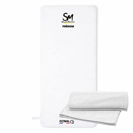 SERVIETTE SPORT EPONGE BRODÉE 60 x 145 - R7100G - STADE MONTOIS VOLLEY