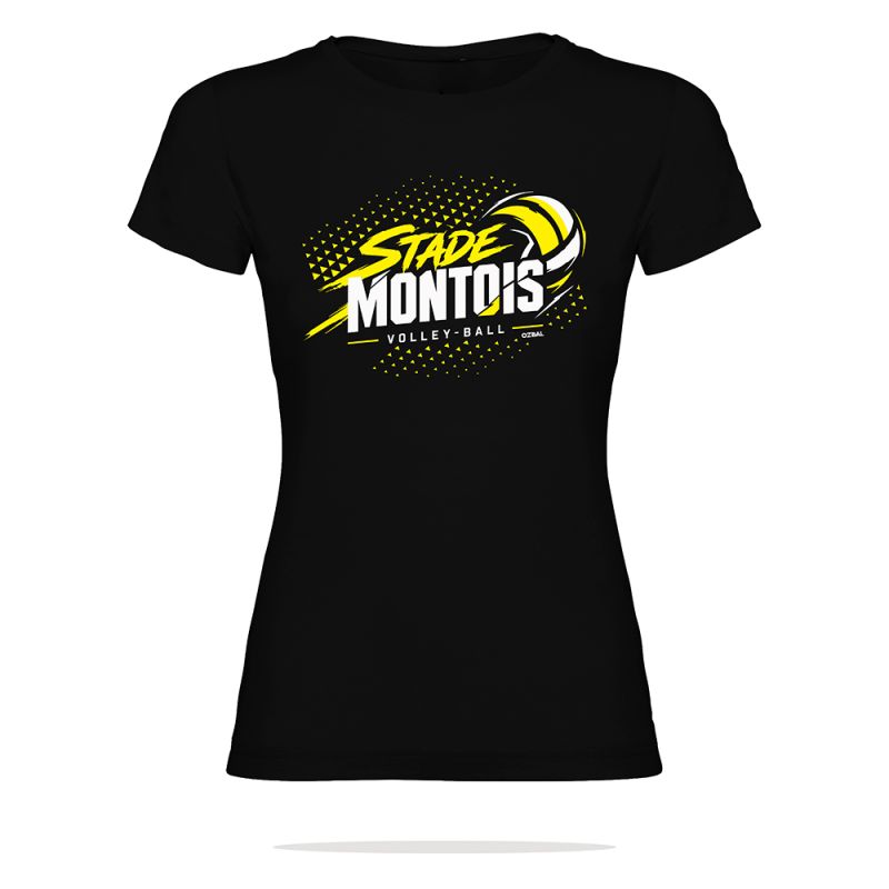 T-SHIRT COTON 155g - Femme - R6627/R6646 - STADE MONTOIS VOLLEY