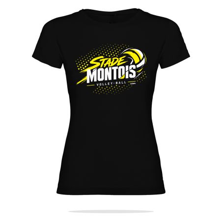 T-SHIRT COTON 155g - Femme - R6627/R6646 - STADE MONTOIS VOLLEY