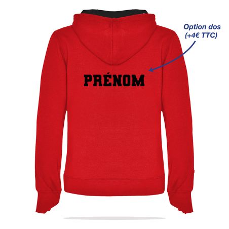 SWEAT COTON CAPUCHE Femme - R1068 - ASBPG BASKET