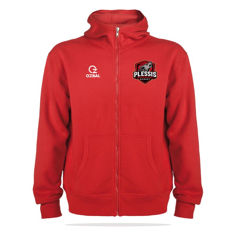 SWEAT ZIPPE CAPUCHE - Homme / Enfant - R6421 - ASBPG BASKET