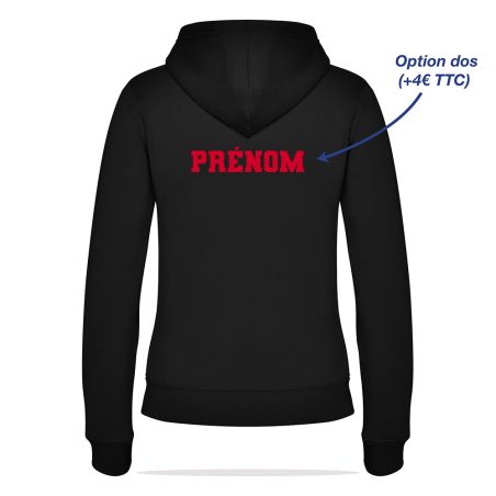 SWEAT ZIPPE CAPUCHE - Femme - R6425 - ASBPG BASKET
