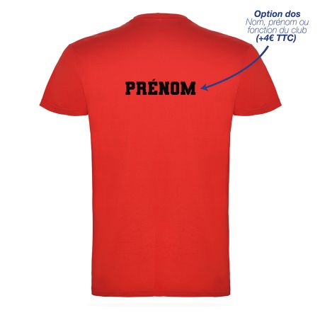 T-SHIRT COTON 155g Homme / Enfant - R6554 - ASBPG BASKET