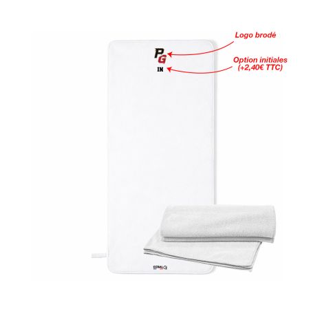 SERVIETTE SPORT EPONGE BRODÉE  38 x 68 - R7100P - ASBPG BASKET