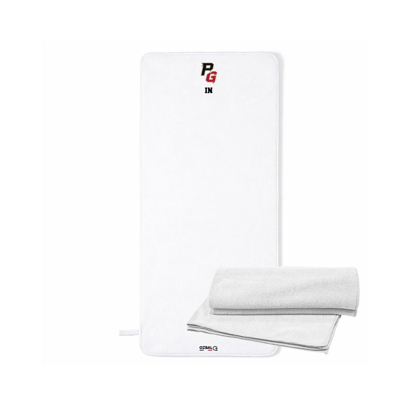 SERVIETTE SPORT EPONGE BRODÉE  38 x 68 - R7100P - ASBPG BASKET