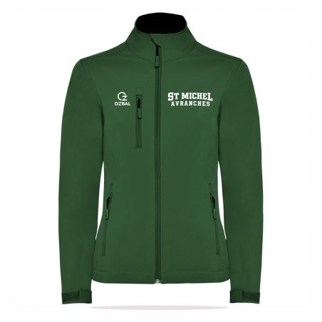 VESTE SOFTSHELL BRODÉE Femme - R6437 - ST MICHEL D'AVRANCHES BASKET
