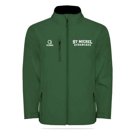 VESTE SOFTSHELL BRODÉE Homme - R6436H - ST MICHEL D'AVRANCHES BASKET