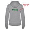 SWEAT ZIPPÉ CAPUCHE COTON BRODÉ Femme - R6425 - ST MICHEL D'AVRANCHES BASKET