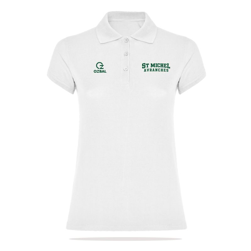 POLO COTON BRODÉ Femme - R6634 - ST MICHEL D'AVRANCHES BASKET