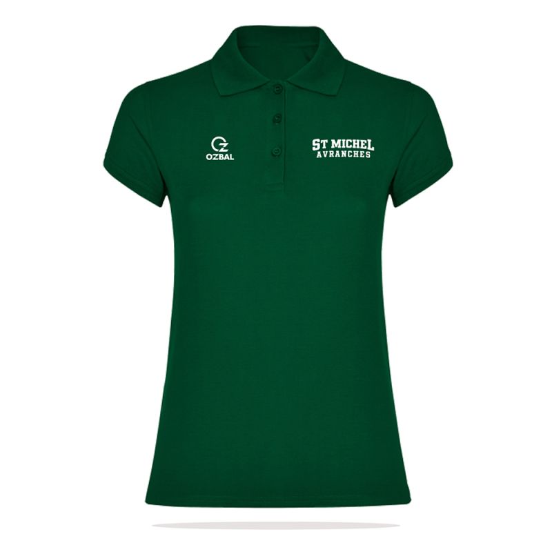 POLO COTON BRODÉ Femme - R6634 - ST MICHEL D'AVRANCHES BASKET