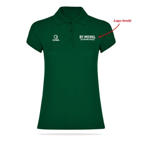 POLO COTON BRODÉ Femme - R6634 - ST MICHEL D'AVRANCHES BASKET