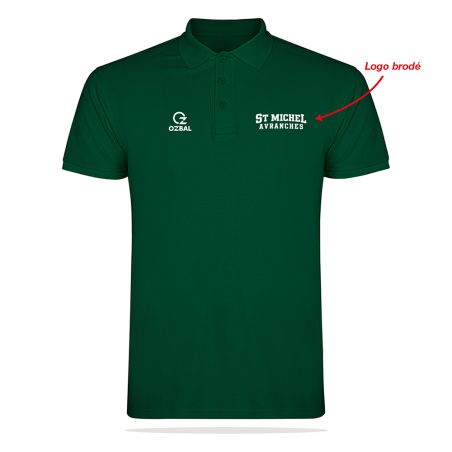 POLO COTON BRODÉ Homme / Enfant - R6638/E - ST MICHEL D'AVRANCHES BASKET