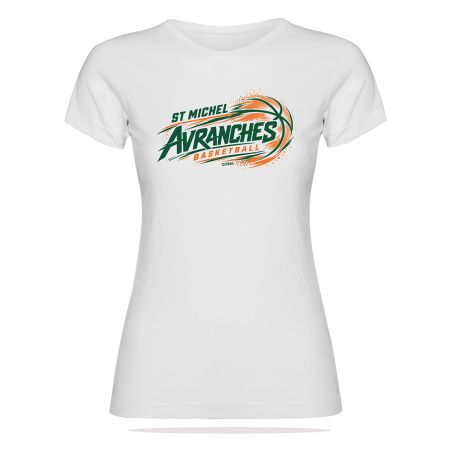 T-SHIRT COTON 155g Femme - R6627/R6646 - ST MICHEL D'AVRANCHES BASKET